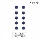 iolite earrings